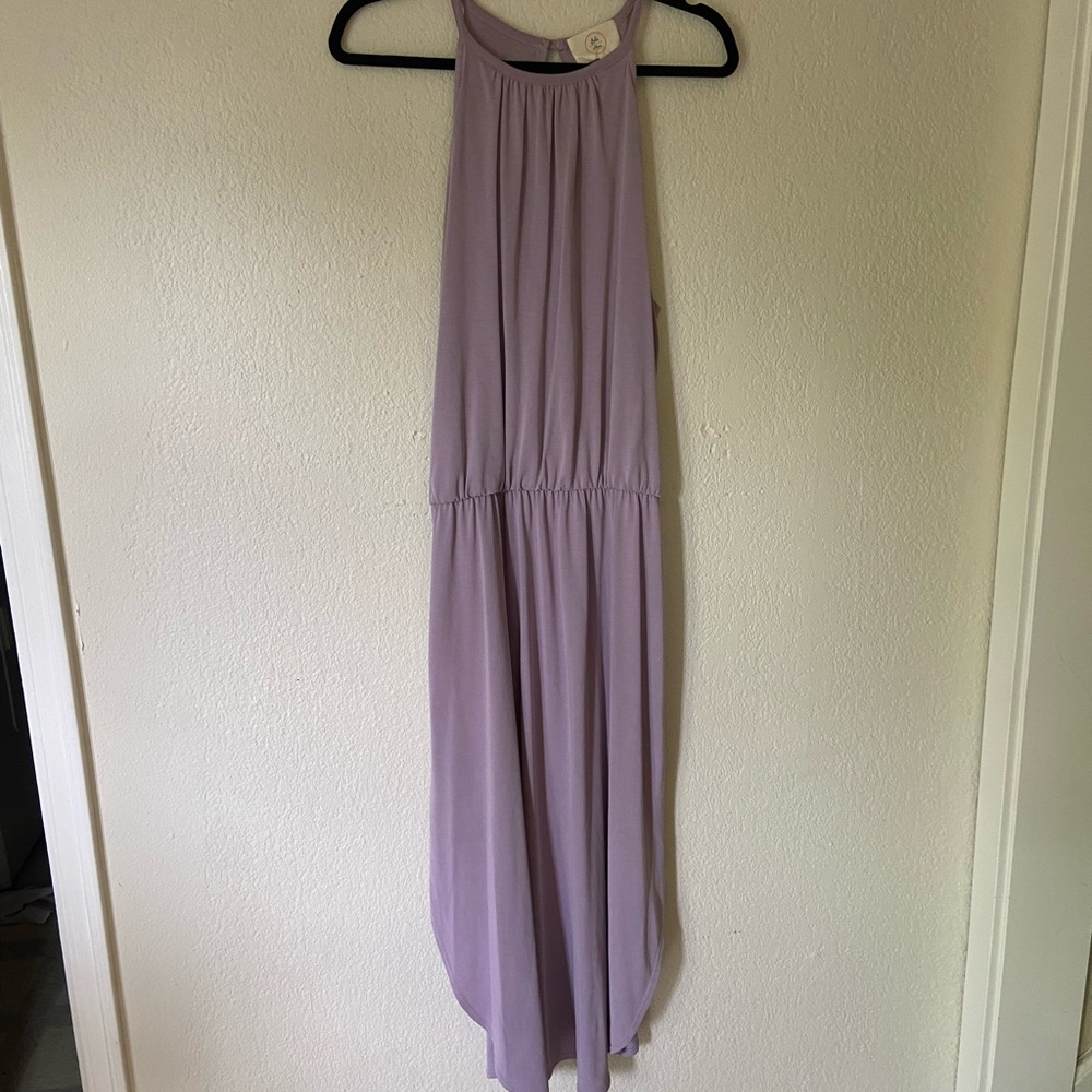 Purple Halter Sundress